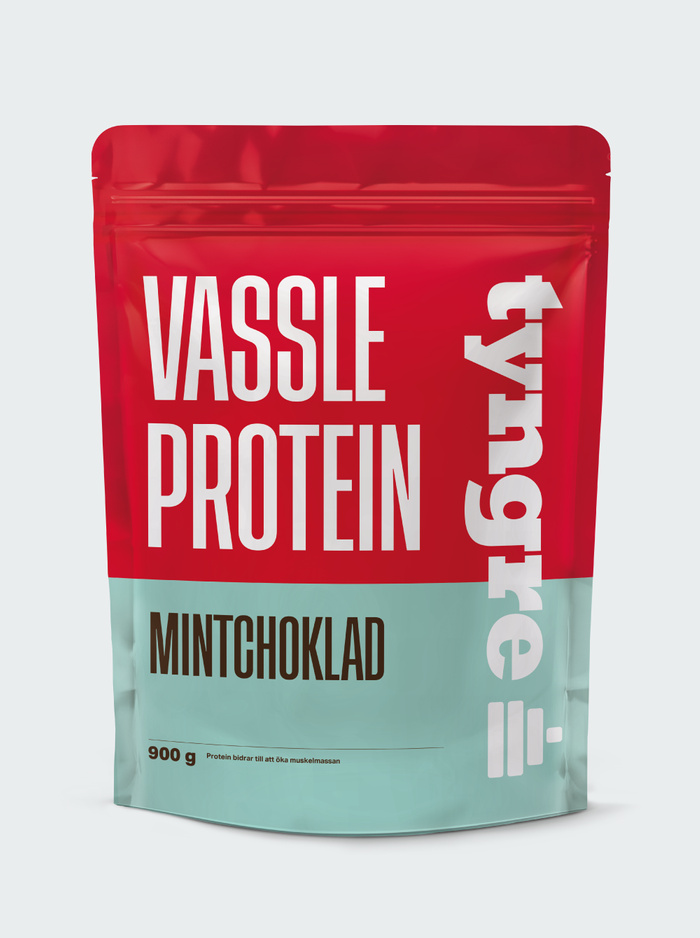 Tyngre Vassle Mintchoklad 900g, Proteinpulver