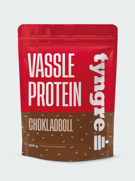Tyngre Vassle Chokladboll 900g, Proteinpulver