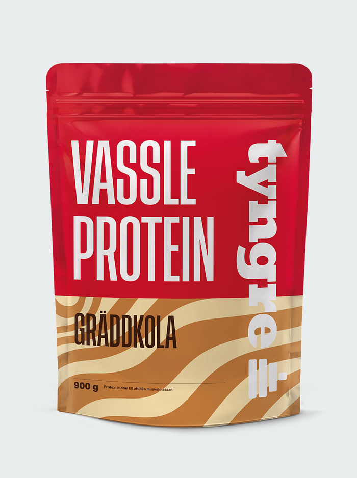 Tyngre Vassle Gräddkola 900g, Proteinpulver
