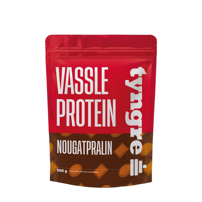 Tyngre Vassle Nougatpralin 900g, Proteinpulve