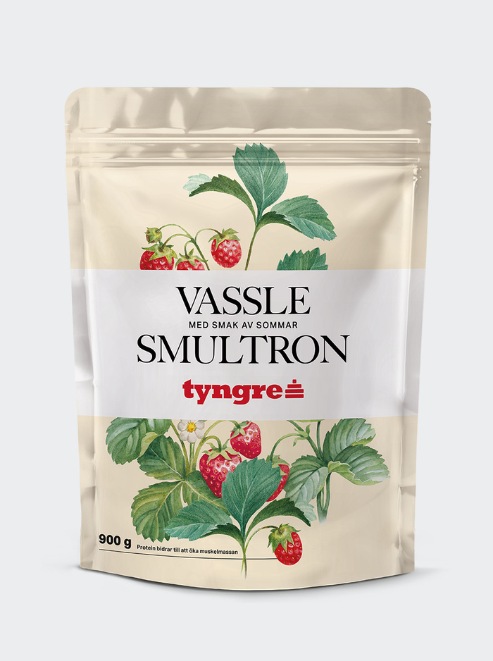 Tyngre Vassle Smultron 900g, Proteinpulver