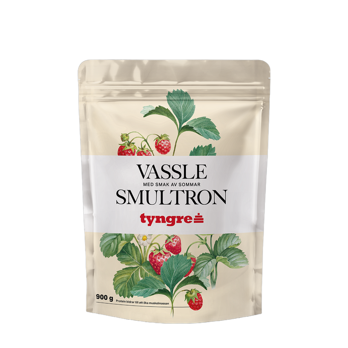 Tyngre Vassle Smultron 900g, Proteinpulver