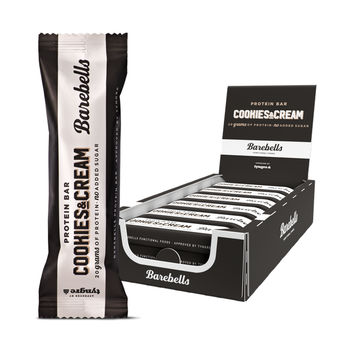 Barebells Cookies & Cream 12-pack, Proteinbars