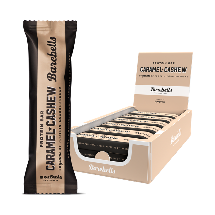 Barebells Caramel Cashew 12-pack, Proteinbars