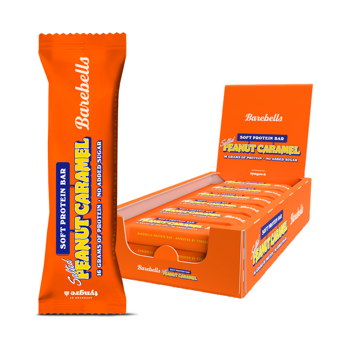 Barebells Salted Peanut Caramel 12-pack, Proteinbars