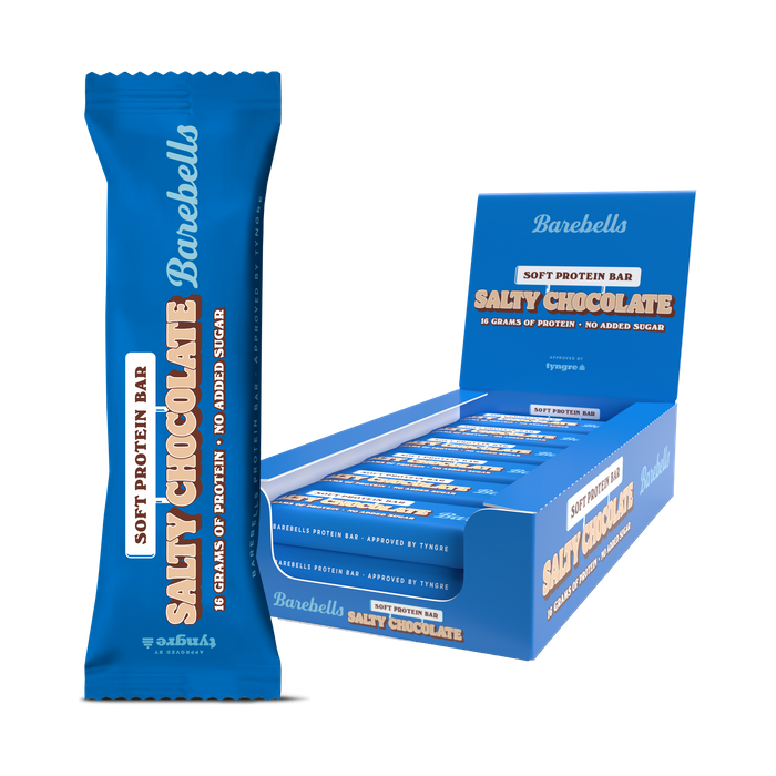 Barebells Salty Chocolate 12-pack, Proteinbars