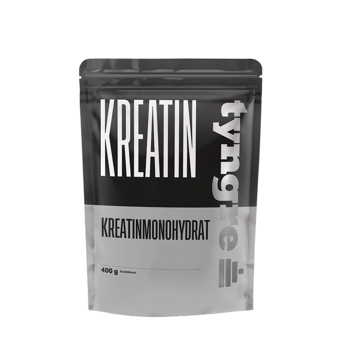 Tyngre Kreatin Monohydrat 400g, Kreatinpulver