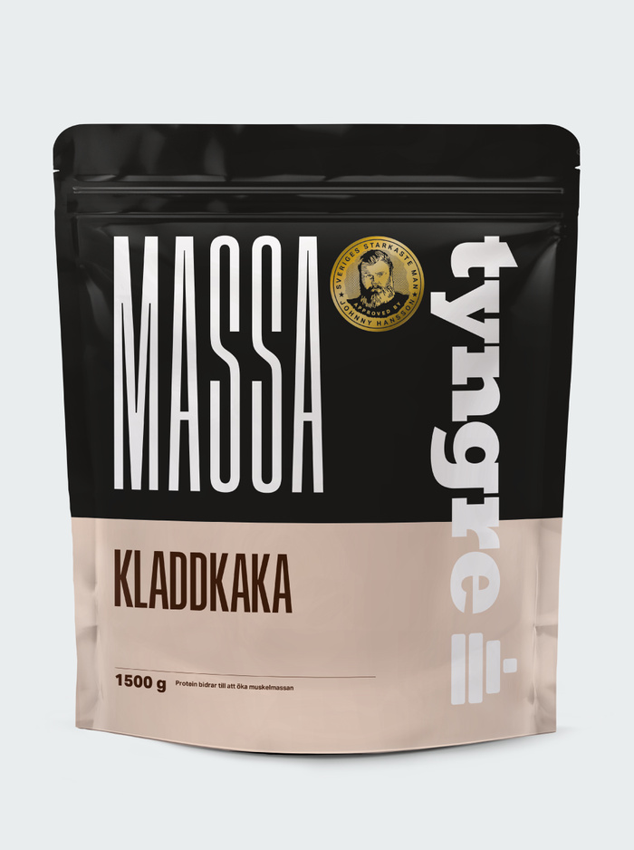 Tyngre Tyngre Massa Kladdkaka 1500g, Gainer 1500g, Kolhydratspulver