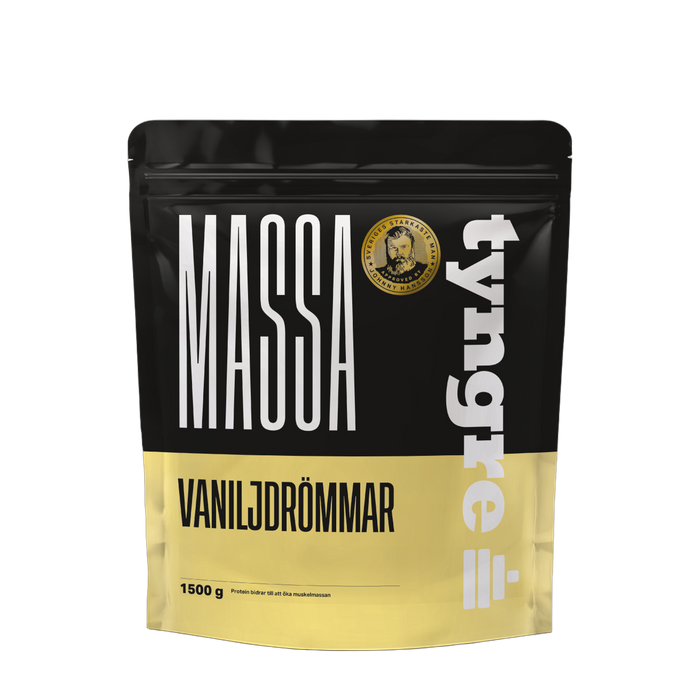 Tyngre Tyngre Massa Vaniljdrömmar 1500g, Gainer 1500g, Kolhydratspulver