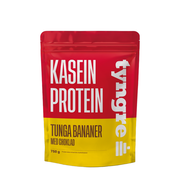Tyngre Kasein Tunga Bananer Med Choklad 750g, Proteinpulver