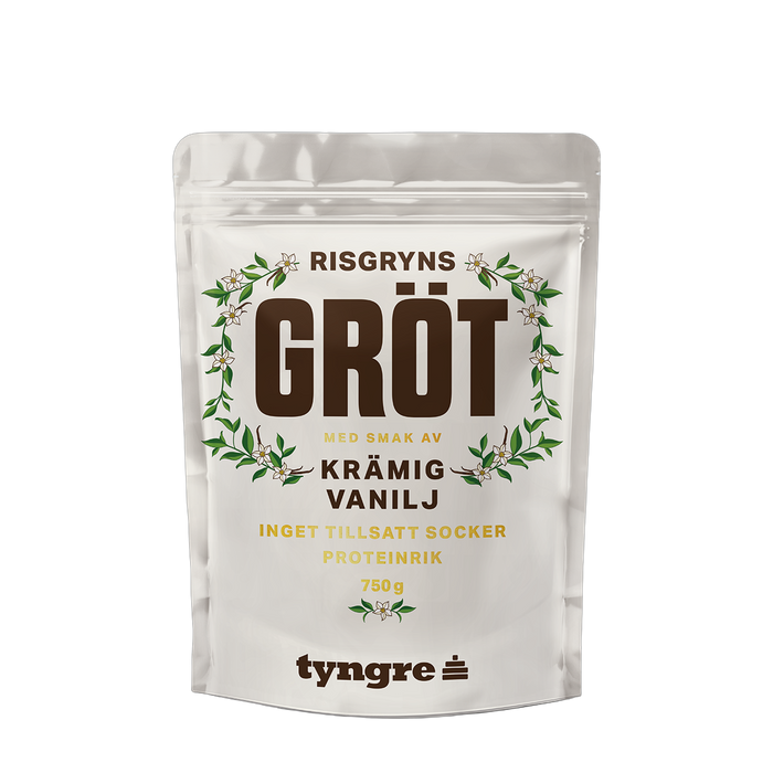 Tyngre Risgrynsgröt Krämig Vanilj 750g, Proteingröt