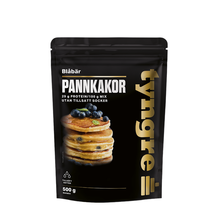 Tyngre Pannkaksmix Blåbär 500g, Bakmix