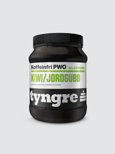 Tyngre PWO Kiwi Jordgubb Koffeinfri, Pre workout