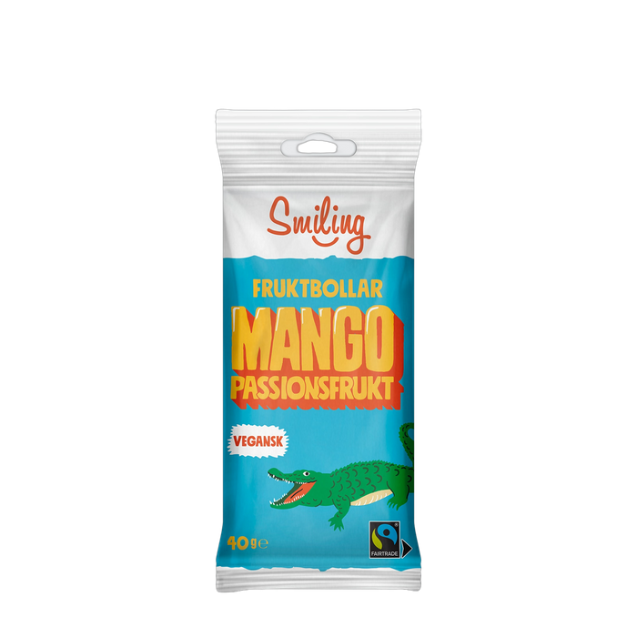 Smiling Fruktbollar Mango/Passion 10-pack