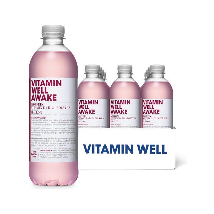 Vitamin Well Awake 12-pack, Vitamindryck