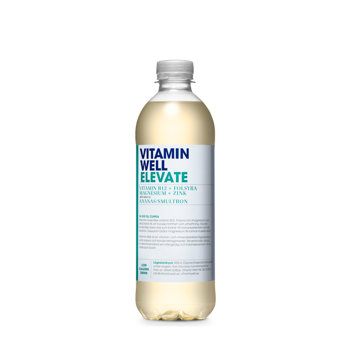 Vitamin Well Elevate 500 ml, Vitamindryck