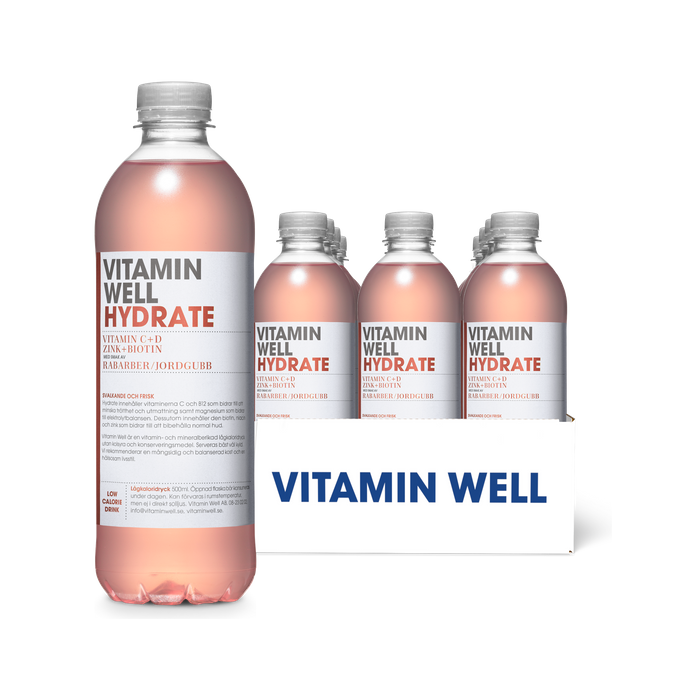 Vitamin Well Hydrate 12-pack, Vitamindryck