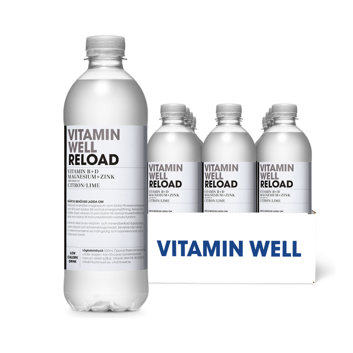 Vitamin Well Reload 12-pack, Vitamindryck
