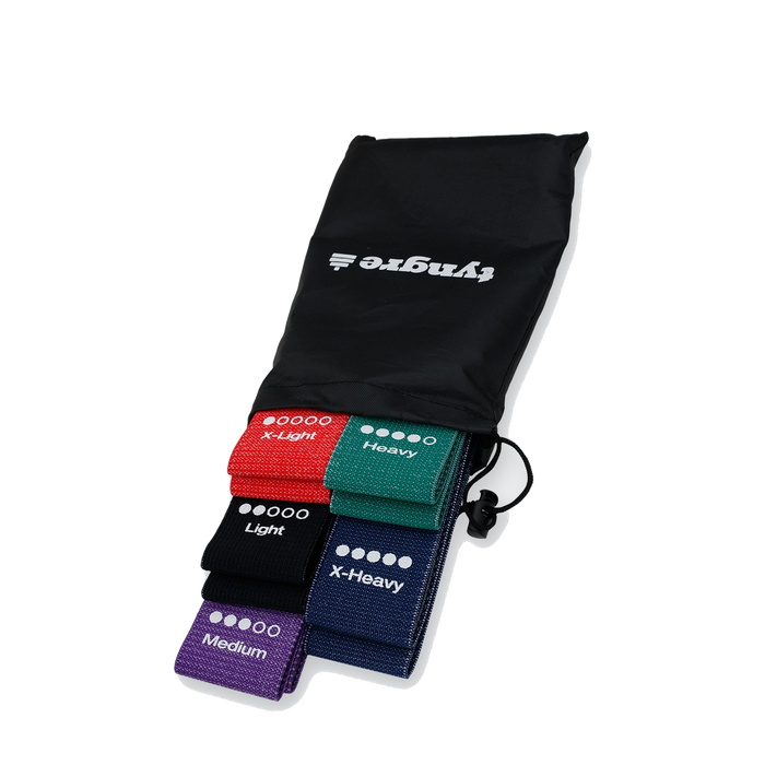 Tyngre Miniband Textile 5-pack, Träningstillbehör