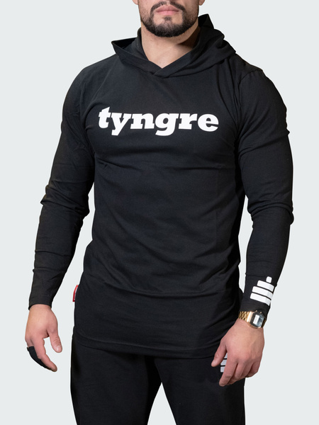 Tyngre Hoodie Flow Mens Black S, Träningskläder