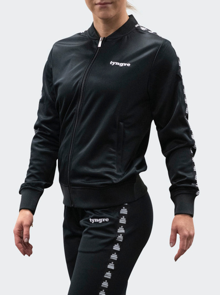 Tyngre Tracksuit Jacket Womens Black XS, Träningskläder