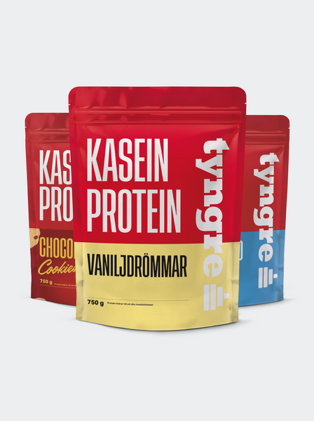 Tyngre Kasein Mix&Match/Paketpris 3st x 750g, Proteinpulver