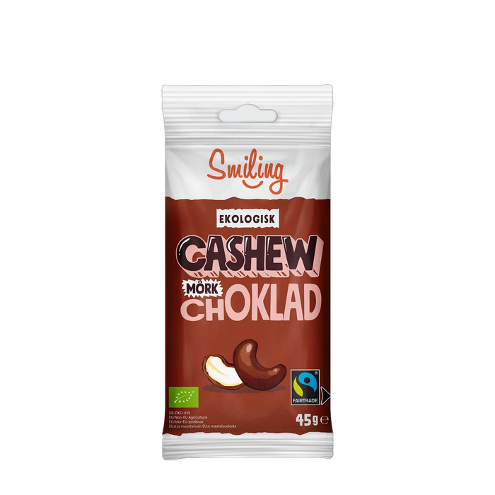 Smiling Cashew Mörk Choklad 45g
