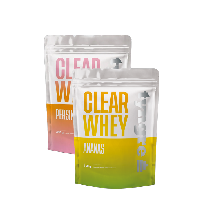 Tyngre Clear Whey Mix&Match/Paketpris 4st x 3