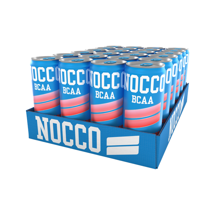 NOCCO Berruba 24-pack, 180mg koffein - BCAA - sockerfri funktionsdryck