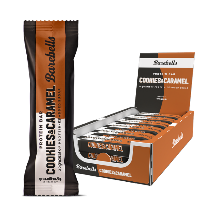 Barebells Cookies & Caramel 12-pack, Proteinbars