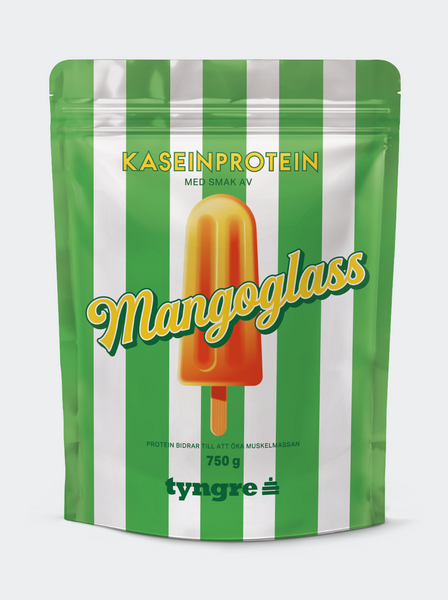 Tyngre Kasein Mangoglass 750g Proteinpulver