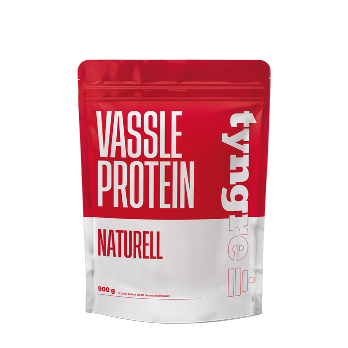 Tyngre Vassle Naturell 900g, Proteinpulver utan sötningsmedel