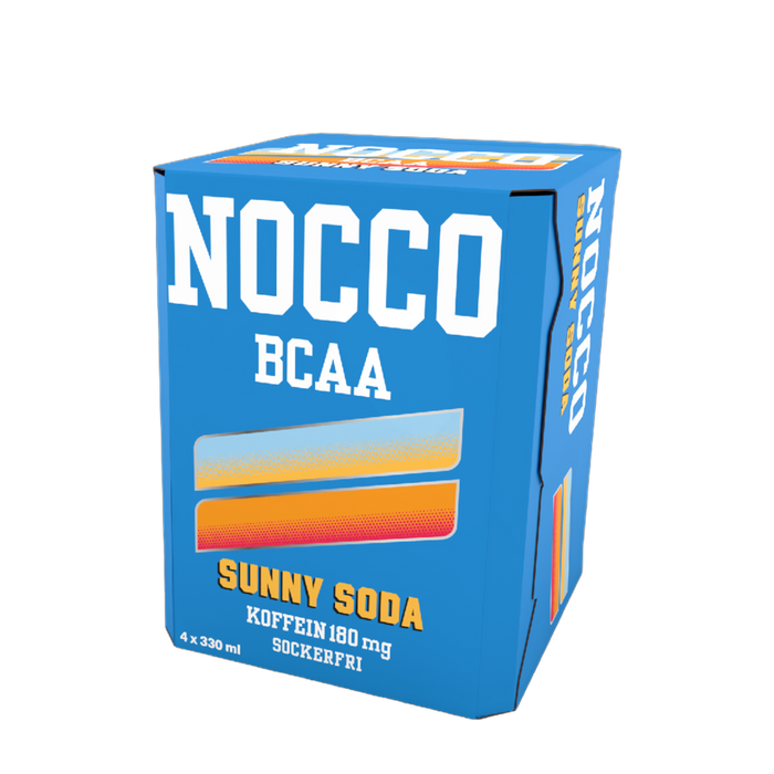 NOCCO Sunny Soda 4-pack