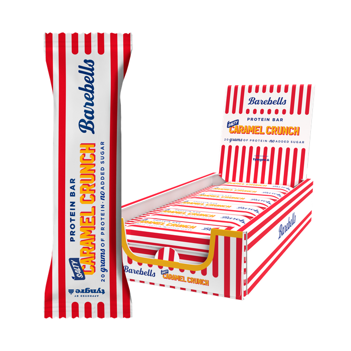 Barebells Salty Caramel Crunch 12-pack, Proteinbars