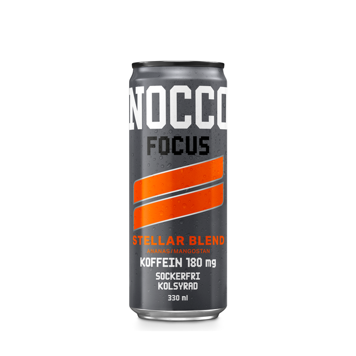NOCCO FOCUS Stellar Blend 330 ml, 180mg koffein - sockerfri funktionsdryck