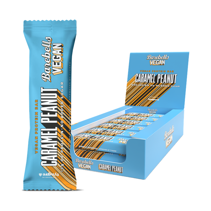 Barebells Vegan Caramel Peanut 12-pack, Proteinbars