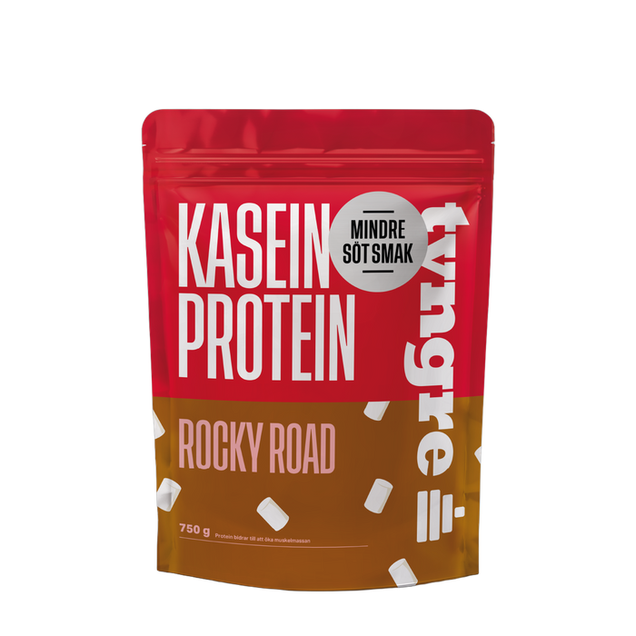Tyngre Kasein Rocky Road Mindre Söt Smak 750g