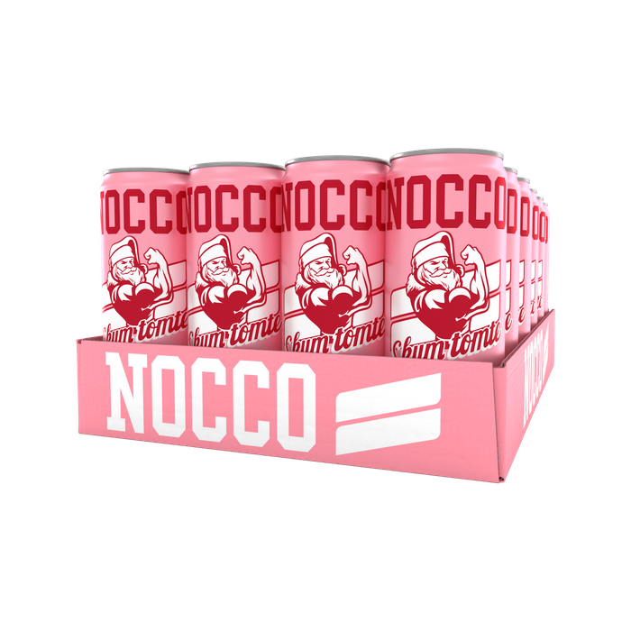 NOCCO BCAA Skum Tomte 24-pack, 180mg koffein - BCAA - sockerfri funktionsdryck