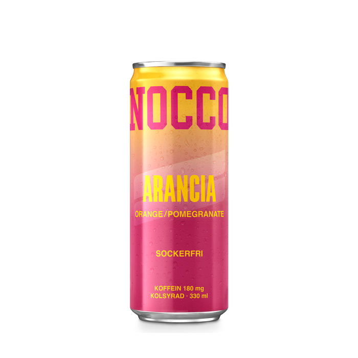 NOCCO Arancia 330 ml, 180mg koffein - BCAA - sockerfri funktionsdryck