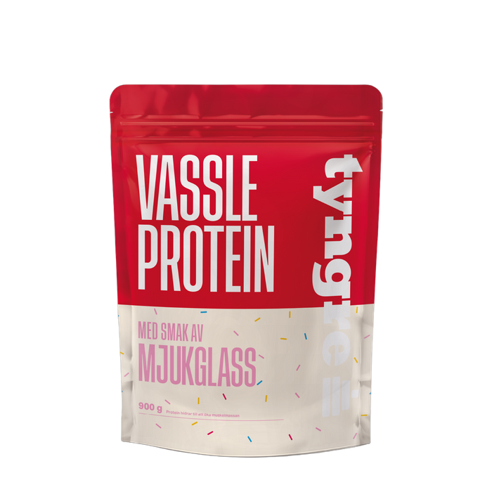 Tyngre Vassle Mjukglass 900g, Proteinpulver