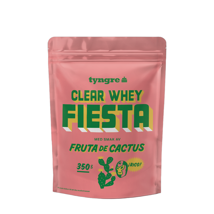 Tyngre Clear Whey Fiesta 350g, Proteinpulver