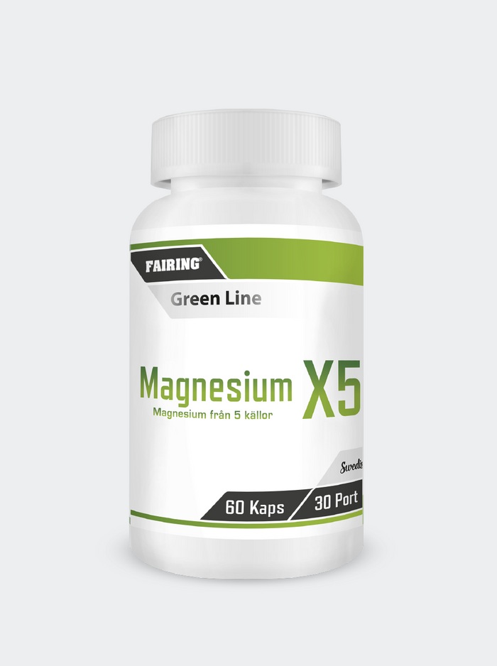 Fairing Magnesium X5, Vitaminer & Mineraler