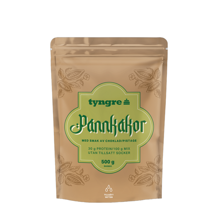 Tyngre Pannkaksmix Choklad & Pistage 500g, Bakmix