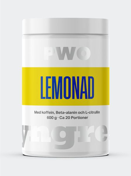 Tyngre PWO Lemonad, Pre workout