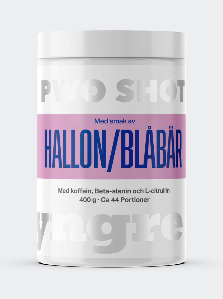 PWO Shot Hallon/Blåbär