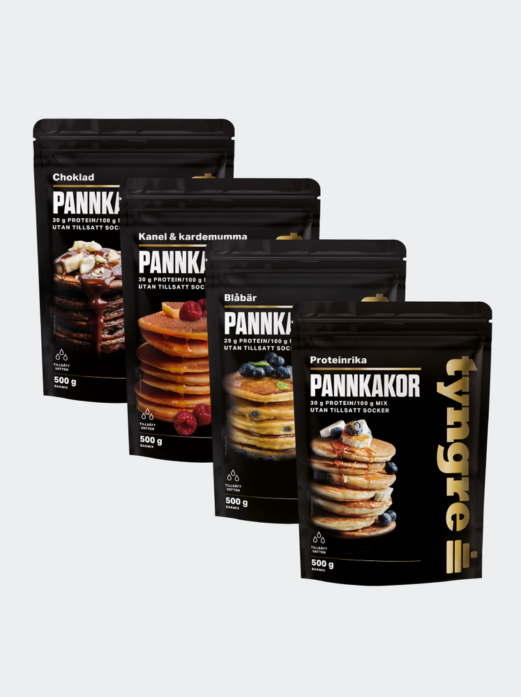 Proteinpannkakor Mix&Match x4