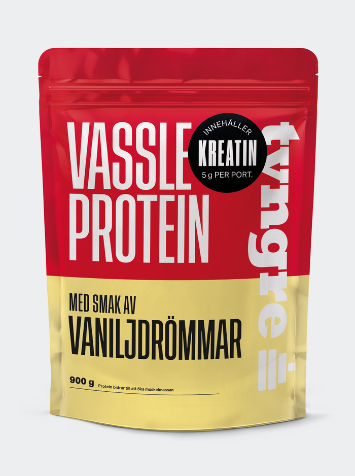 Tyngre Vassle & Kreatin Vaniljdrömmar 900g, P