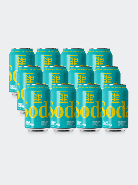 NÅBE Soda - Peach Pineapple 12-pack