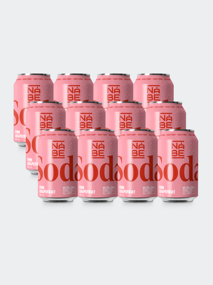 NÅBE Soda - Pink Grapefruit 12-pack