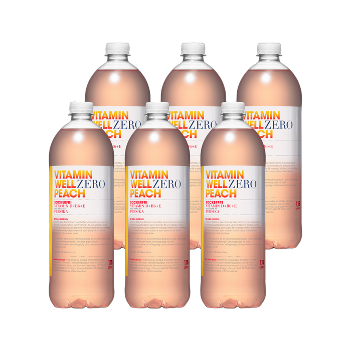 Zero Peach Family Size 1,15l 6-pack